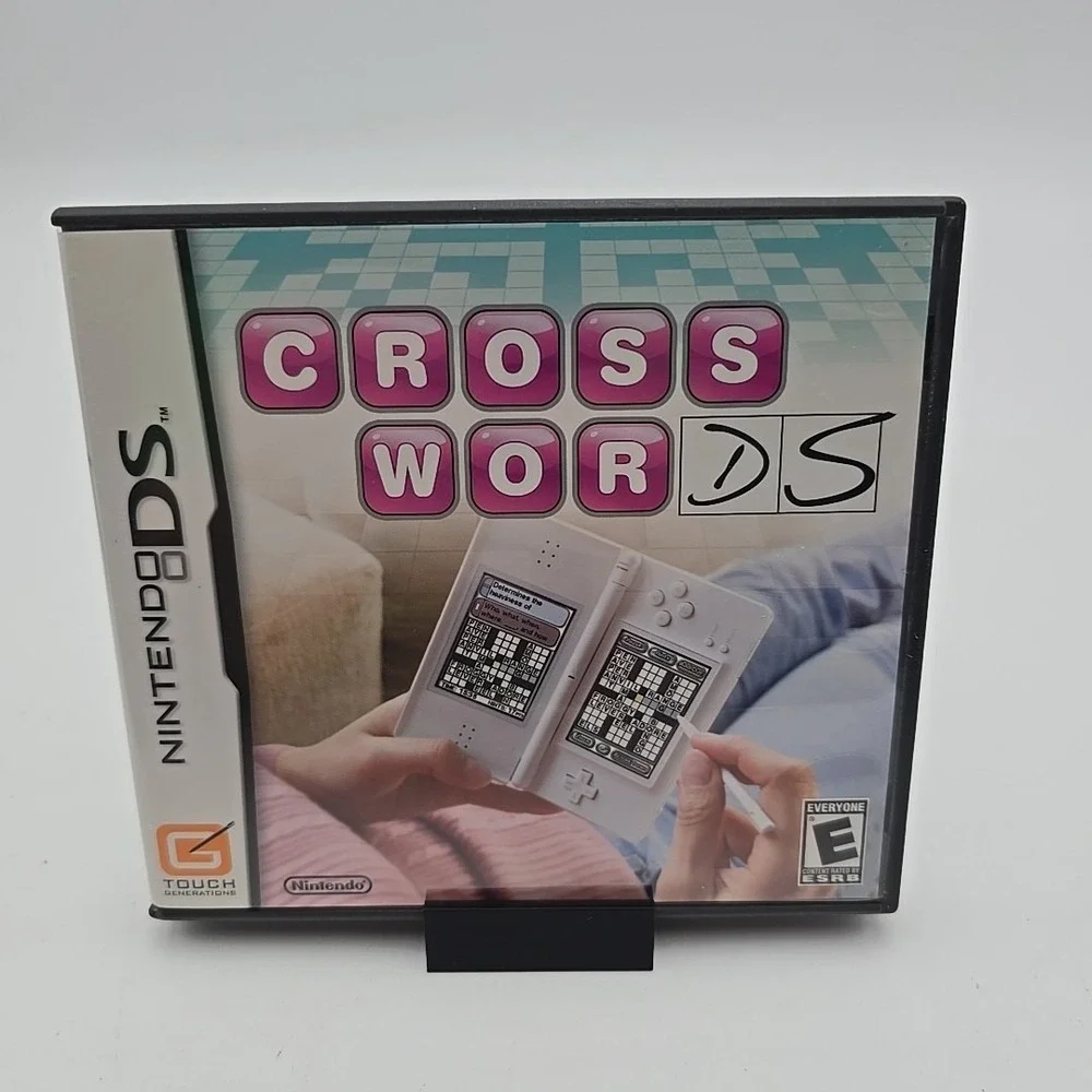 Crosswords DS (Nintendo DS, 2008) Complete with Manual CIB Tested